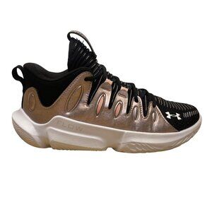 Under Armour Women’s Black & Rose Gold Flow Breakthru 4 Basketball Shoes Sz 8.5